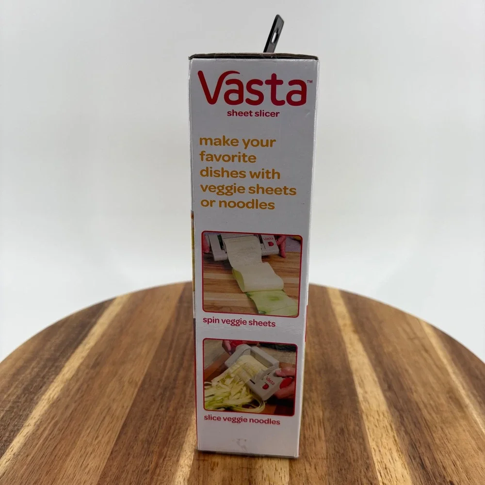 Vasta Sheet Slicer‎ Vegetable Fruit Pasta Noodle Maker Bonus Blade NEW